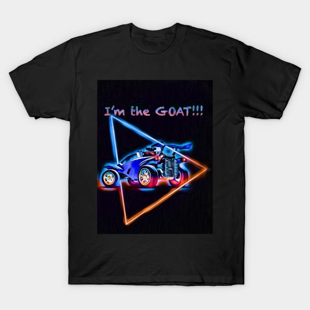 GOAT Rocket League Player Octane T-Shirt by Boztik-Designs